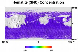 hematite map
