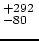 $_{-80}^{+292}\,$