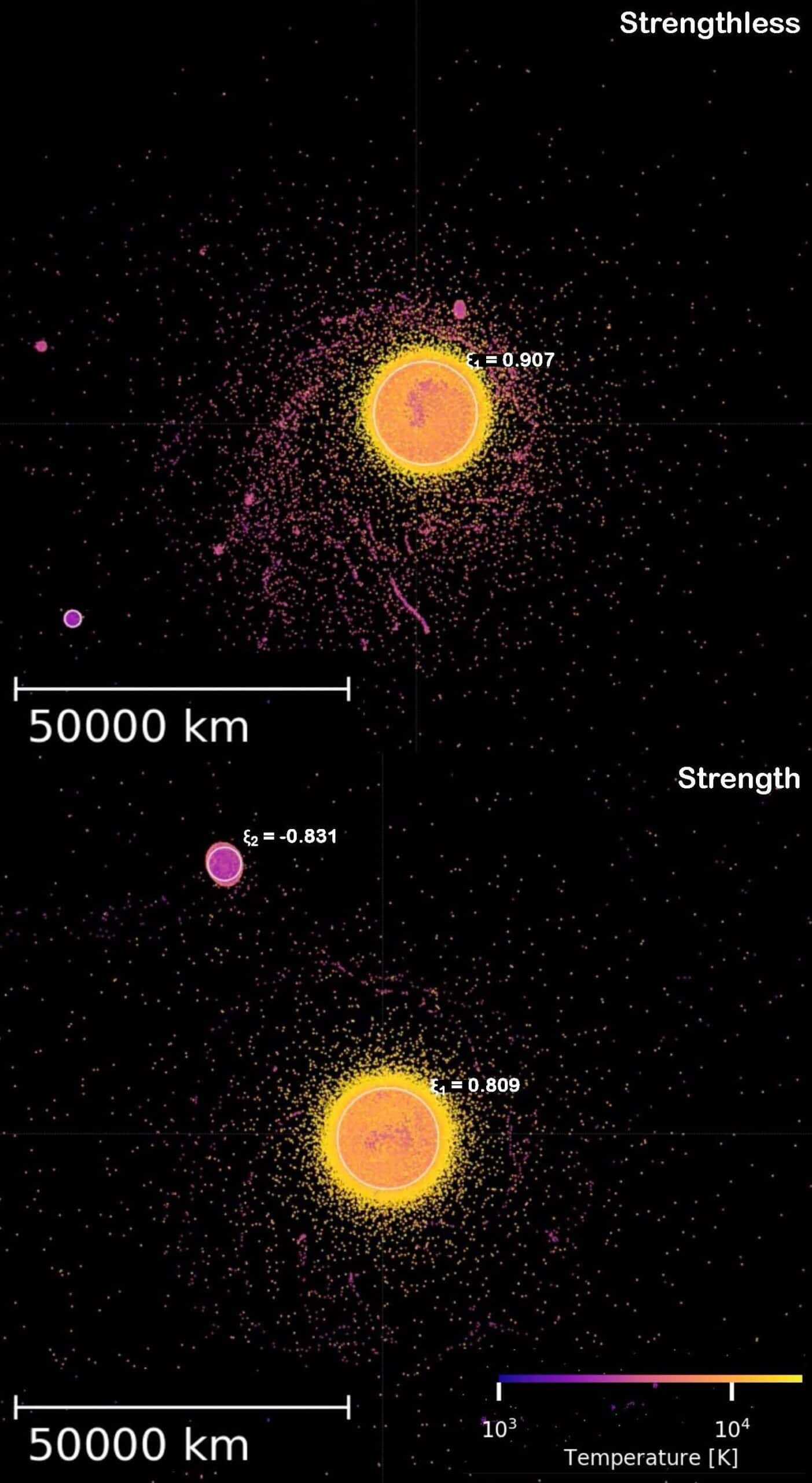 Moon Formation Simulations (2)