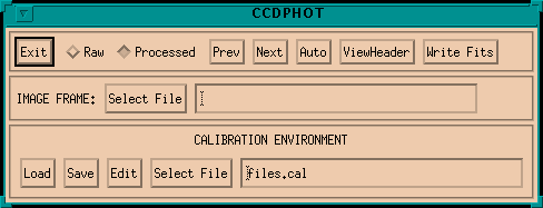 CCDPHOT screen